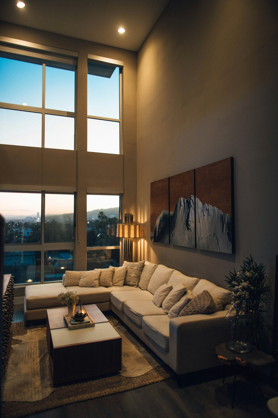 Bright modern home interior